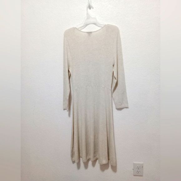 Torrid Women's Oatmeal Lattice Sweater Knit Dress size 0 - Picture 2 of 8